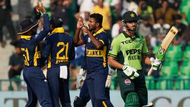 Pakistan were bowled out by Sri Lanka for 110 runs, their second-lowest ODI score at home