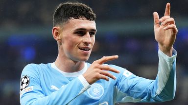 Phil Foden scored a hat-trick as Man City thrashed AEK Athens