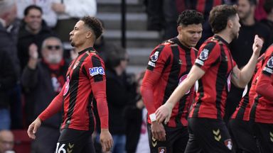 Marcus Tavernier celebrates after giving Bournemouth an early lead against Sunderland
