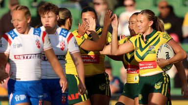 Australia ran riot against England as they were delivered a harsh lesson