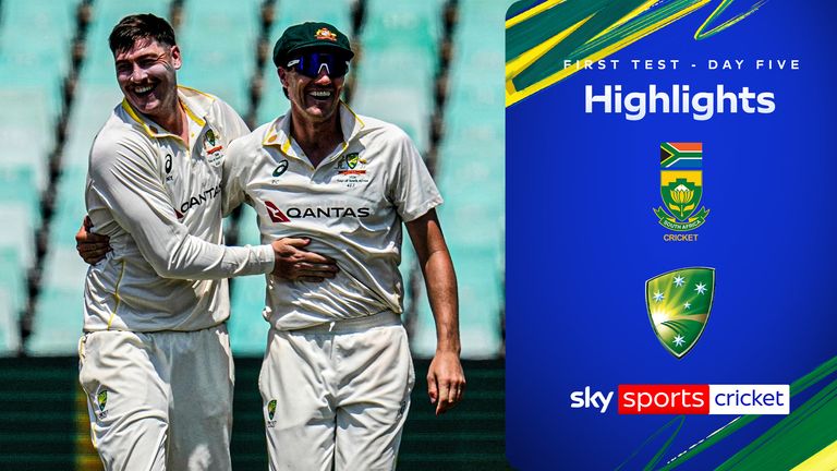 Highlights from day five of the first Test between South Africa and Australia.