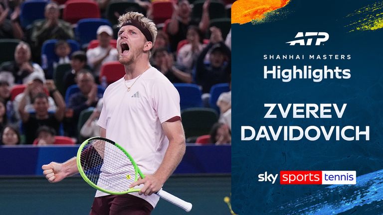 Davidoch Fokina defeats world No 2 Zverev to reach Shanghai Masters final
