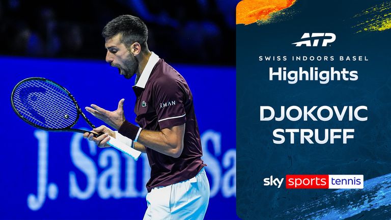 SKY SPORTS
SWISS INDOORS BASEL
NOVAK DJOKOVIC
