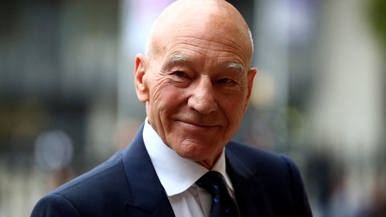 Sir Patrick Stewart pictured in September 2018. Pic: Reuters