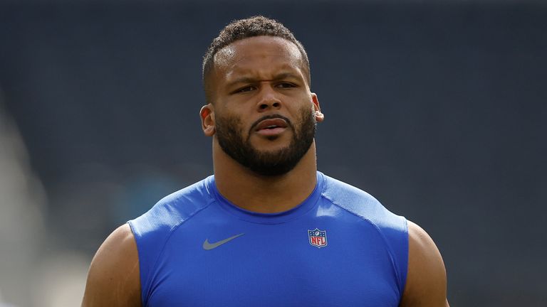 Los Angeles Rams defensive end Aaron Donald 