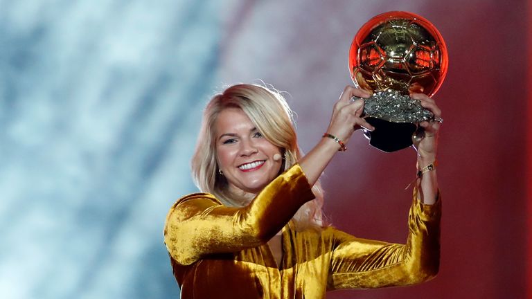 Ada Hegerberg was the first woman to win the Ballon d'Or