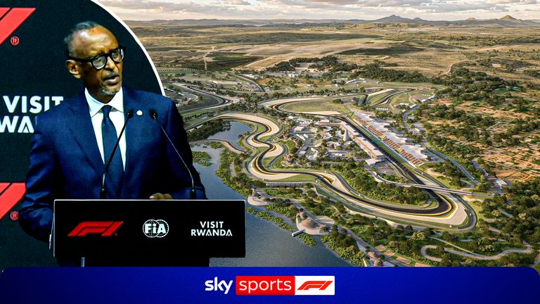 Rwandan President Paul Kagame calls it an 'honour and privilege' as F1 returns to Africa
