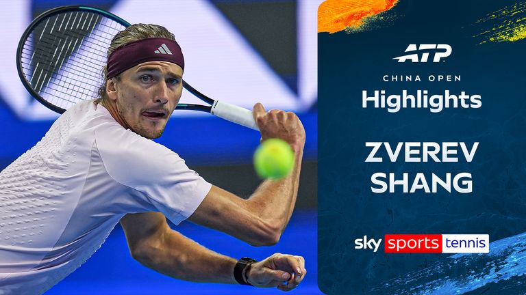 Alexander Zverev wins in China