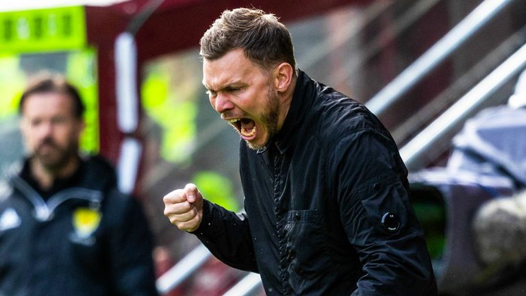 Alfred Johansson was left frustrated with Motherwell's performance against Celtic
