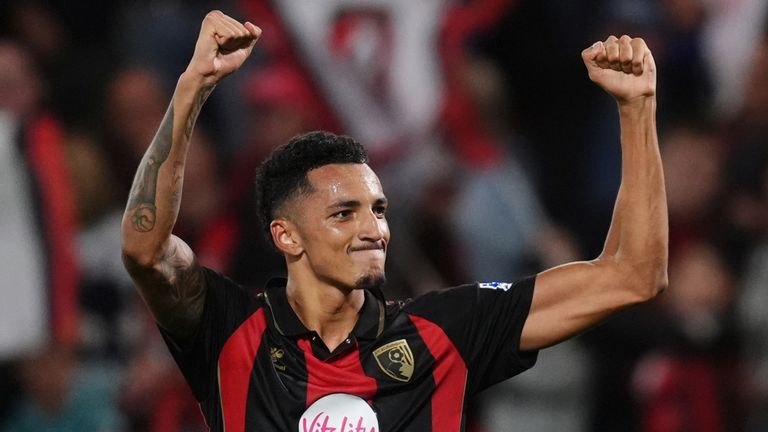 Alvaro Rodriguez scored a late third as Bournemouth beat Sturm Graz in the Europa League