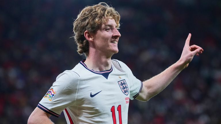 Anthony Gordon has risen to new levels with England since the start of the World Cup
