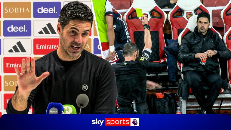 Mikel Arteta claims to have images of other managers exceeding tech area but no bookings