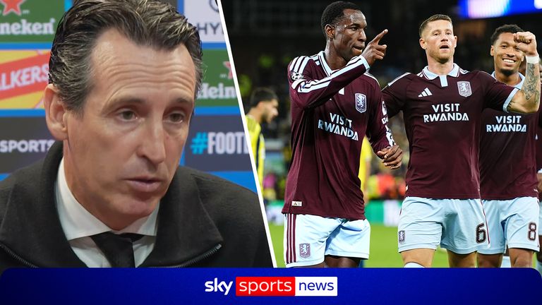 Unai Emery praised Aston Villa's progress after their 6-0 Champions League win over Fenerbahce, highlighted his attacking options and explained why Ross Barkley took a penalty ahead of Nicholas Jackson.