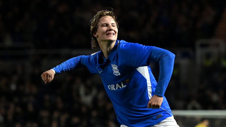 August Priske scored twice for Birmingham