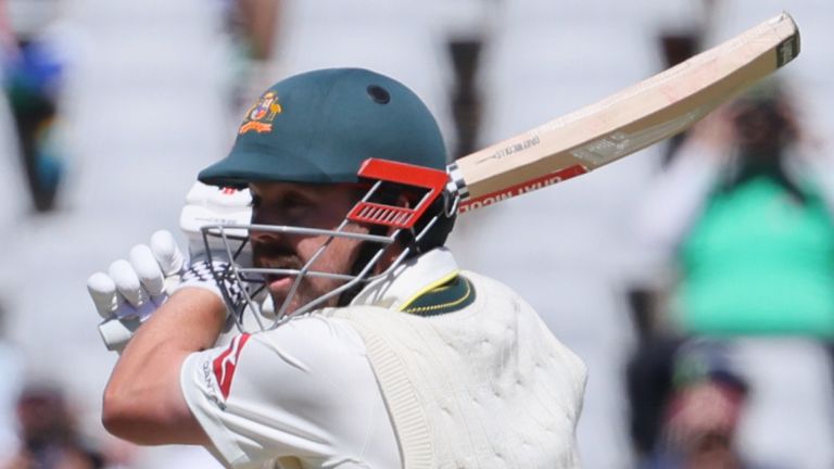Australia's Travis Head (AP Photo/Halden Krog)