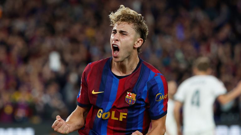 Barcelona's Fermin Lopez has been linked with Man Utd