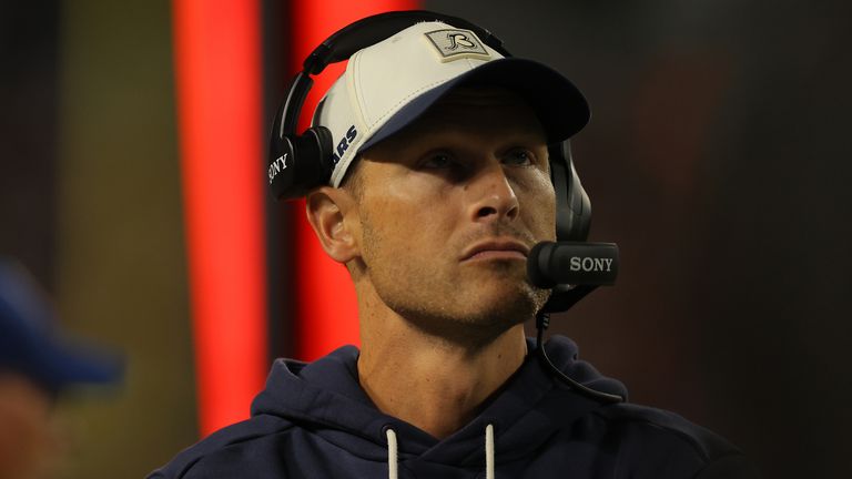 Chicago Bears head coach Ben Johnson