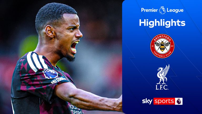 Highlights from the match between Brentford and Liverpool.