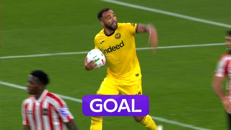 Callum Wilson goal for Brentford v Sunderland