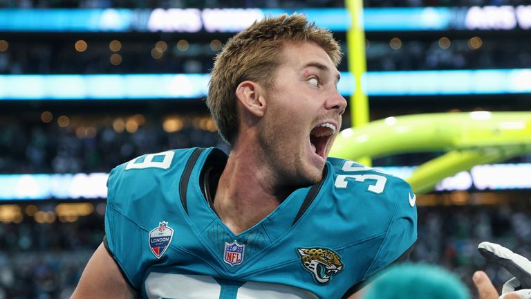 Jacksonville Jaguars kicker Cam Little 