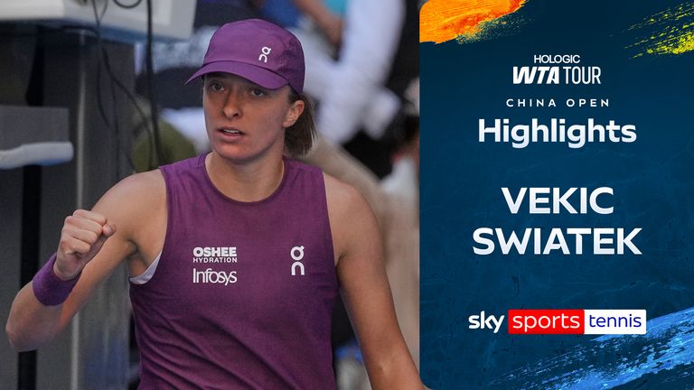 VEKIC VS SWIATEK CHINA OPEN HLS THUMB