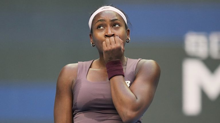 Gauff suffered online abuse following her controversial victory against 16-year-old home player Sun Xinran