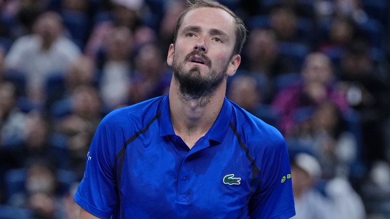 Daniil Medvedev was defaulted for hitting a spectator with a ball during his China Open semi-final against Novak Djokovic