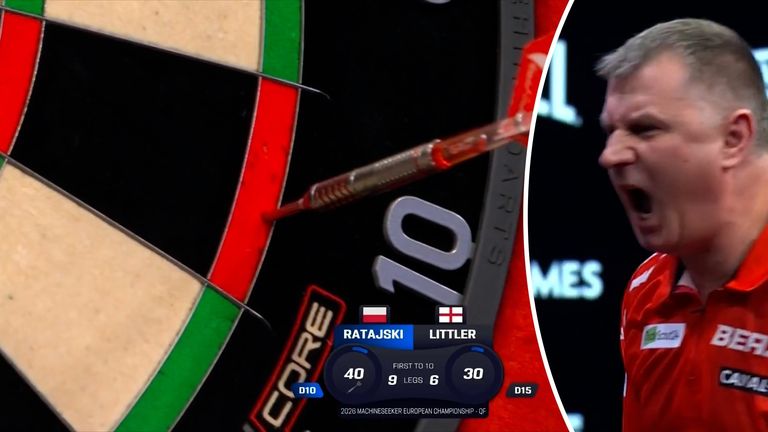 Luke Littler failed to win a maiden European Championship as he suffered a surprise defeat at the hands of Krzysztof Ratajski.