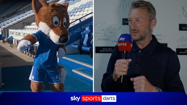 Can Sky Sports pundits guess darts celebrations from Filbert the Fox clues?