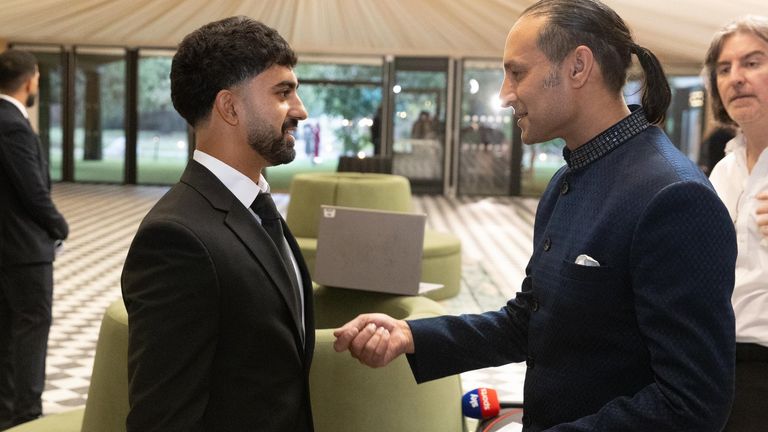 Dilan Markanday catches up with Sky Sports News' Dev Trehan ahead of the Asian Football Awards (photo: The Punjabi O's) 