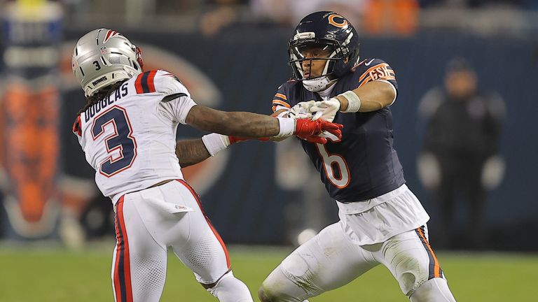 DeMario Douglas only managed three receptions for 23 yards