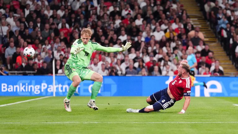 Vladimir Coufal's comical own goal put England in front