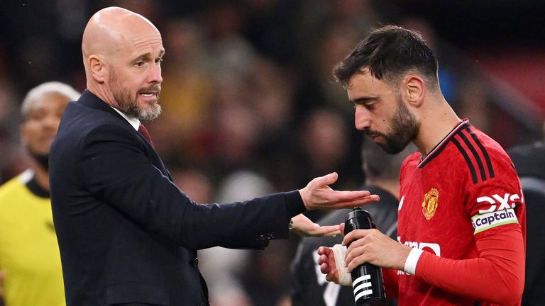 Ten Hag made Bruno Fernandes Manchester United captain