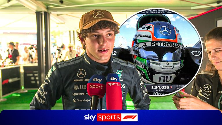 United States Grand Prix: Kimi Antonelli on 'tricky' pole lap at the US GP