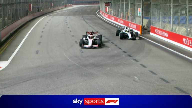 Sergio Perez brings out an early red flag in Sprint qualifying! 