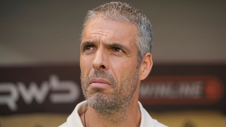 CSKA Moscow's head coach Fabio Celestini