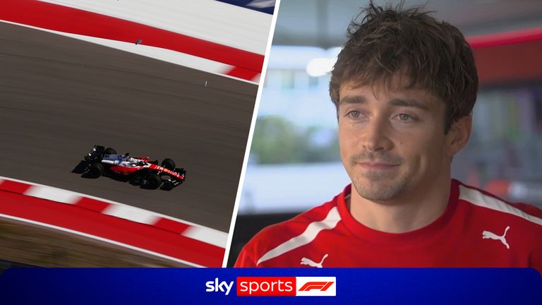 Following Friday practice at the United States Grand Prix, a cautious Charles Leclerc shares his thoughts on Ferrari's upgrades.