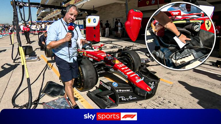 Ted Kravitz talks through Ferrari's fourth and final upgrades for the United States Grand Prix.
