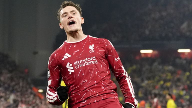 Florian Wirtz put Liverpool 4-2 up against Villarreal