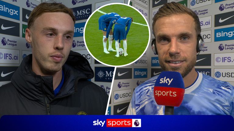 Cole Palmer and Jordan Henderson
