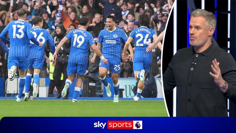 Jamie Carragher likened Brighton to a Jurgen Klopp side following their promising start to the Premier League season.