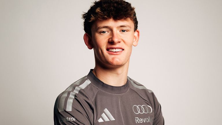 Audi junior Freddie Slater (Credit: Audi Revolut F1 Team)
