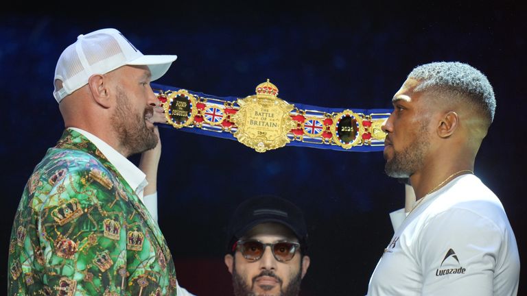 Tyson Fury and Anthony Joshua finally face off
