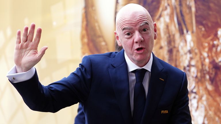 FIFA president Gianni Infantino