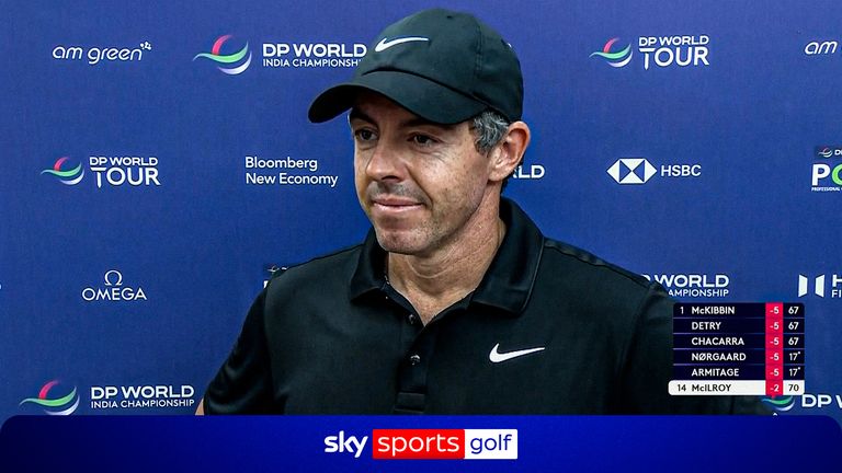 DP World India Championship - 'Solid start' for Rory McIlroy after delays in India