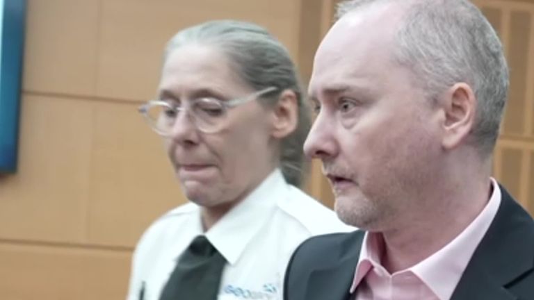 Dott during his sentencing