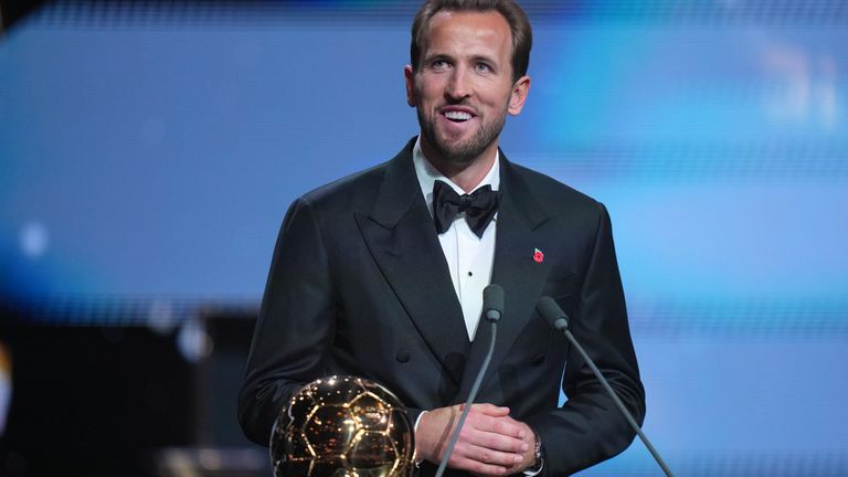 Kane was the first Englishman to win the Ballon d'Or in 25 years