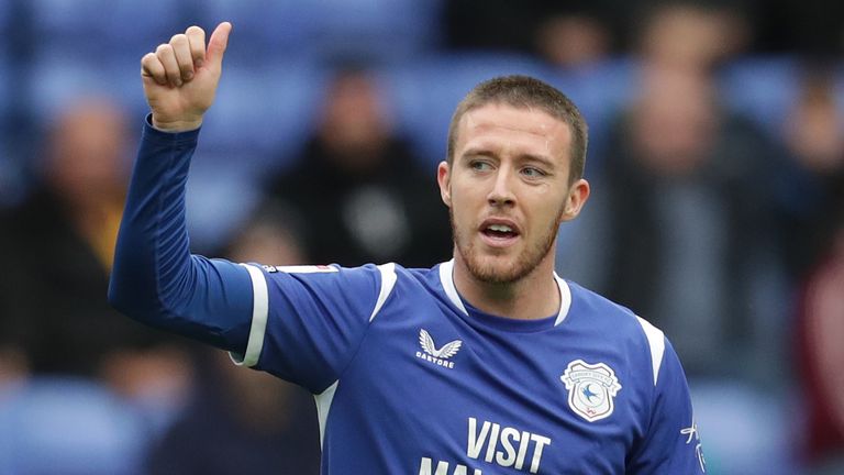 Jack Moylan scored twice for Cardiff
