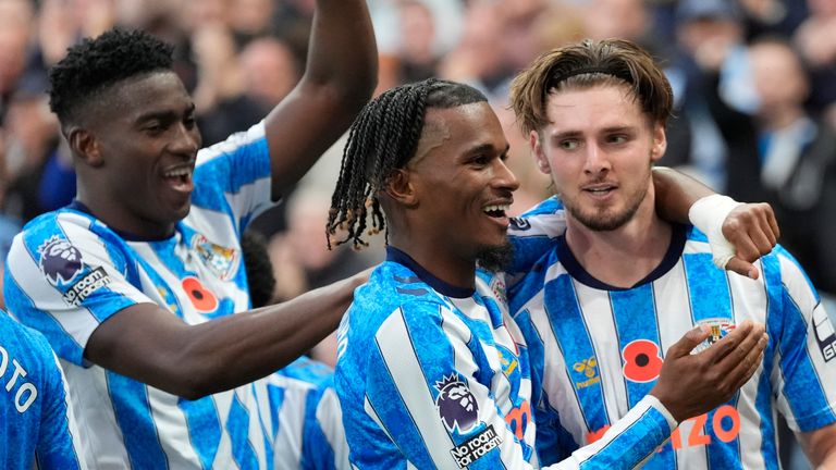 Jack Rudoni celebrates scoring Coventry's third goal