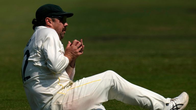 Australia's Travis Head takes a catch and dismisses Marco Jansen